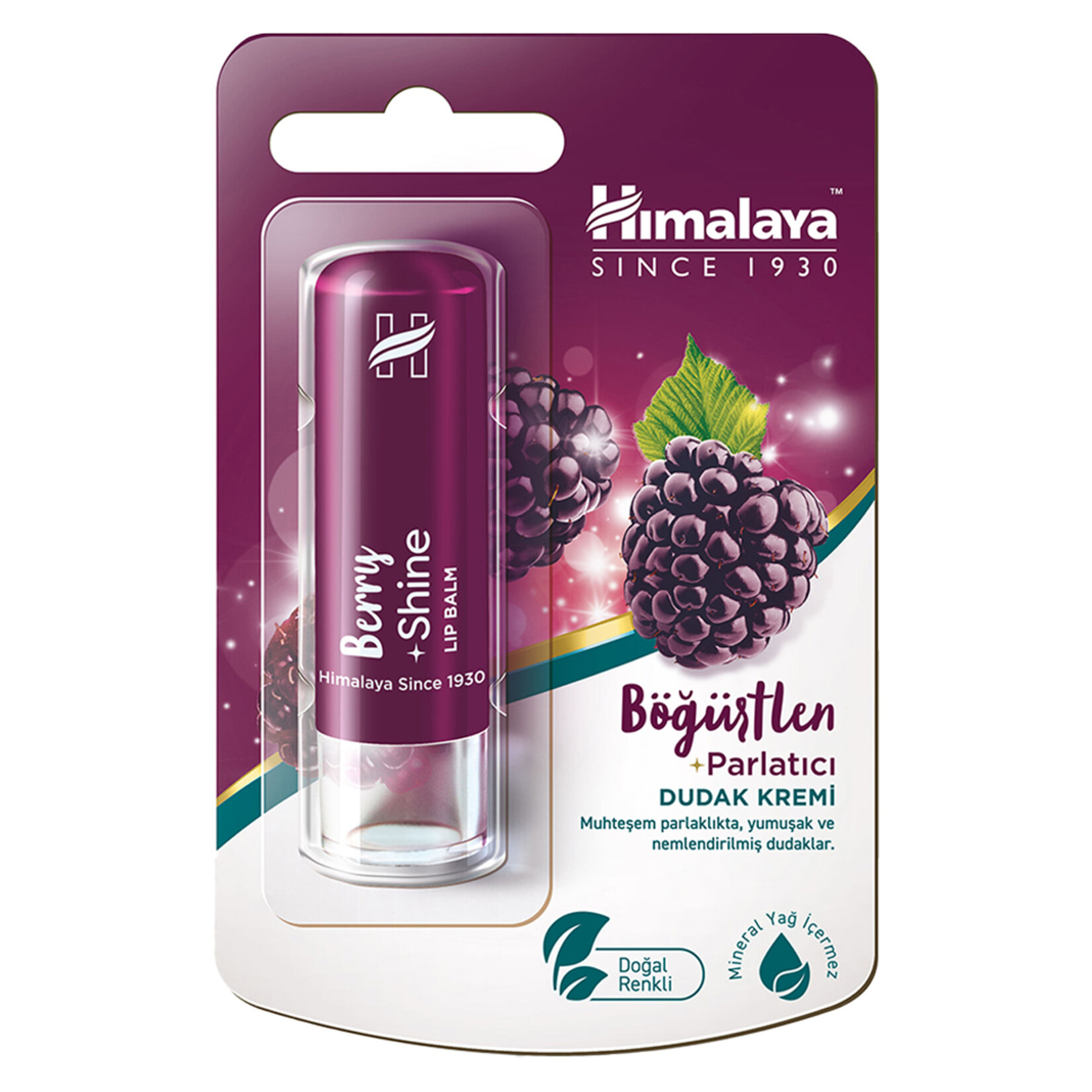 Himalaya Böğürtlen Parlatıcı Dudak Kremi 4.5G