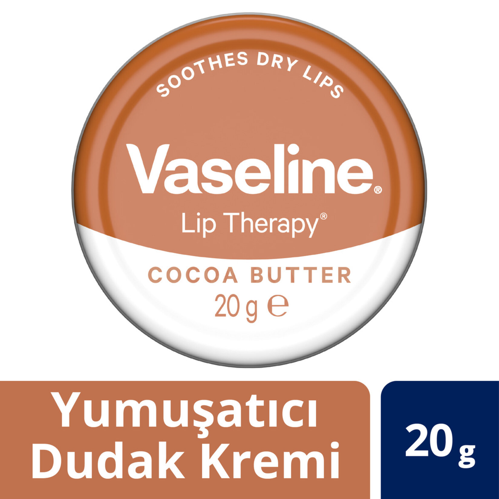 Vaseline&nbsp;Lip Therapy Yumuşatıcı Dudak Kremi Kakao Yağı 20 g - Görsel 2