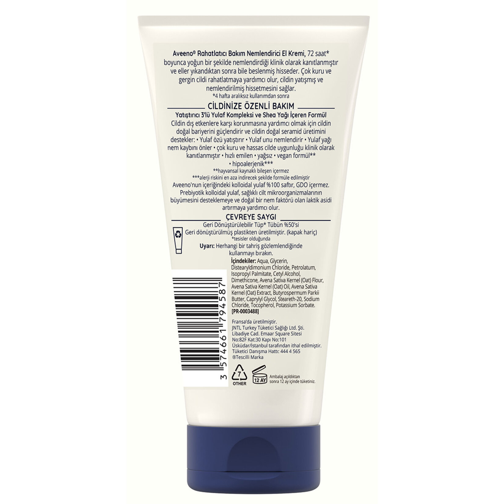 Aveeno Rahatlatıcı Bakım El Kremi 75 Ml - Görsel 2