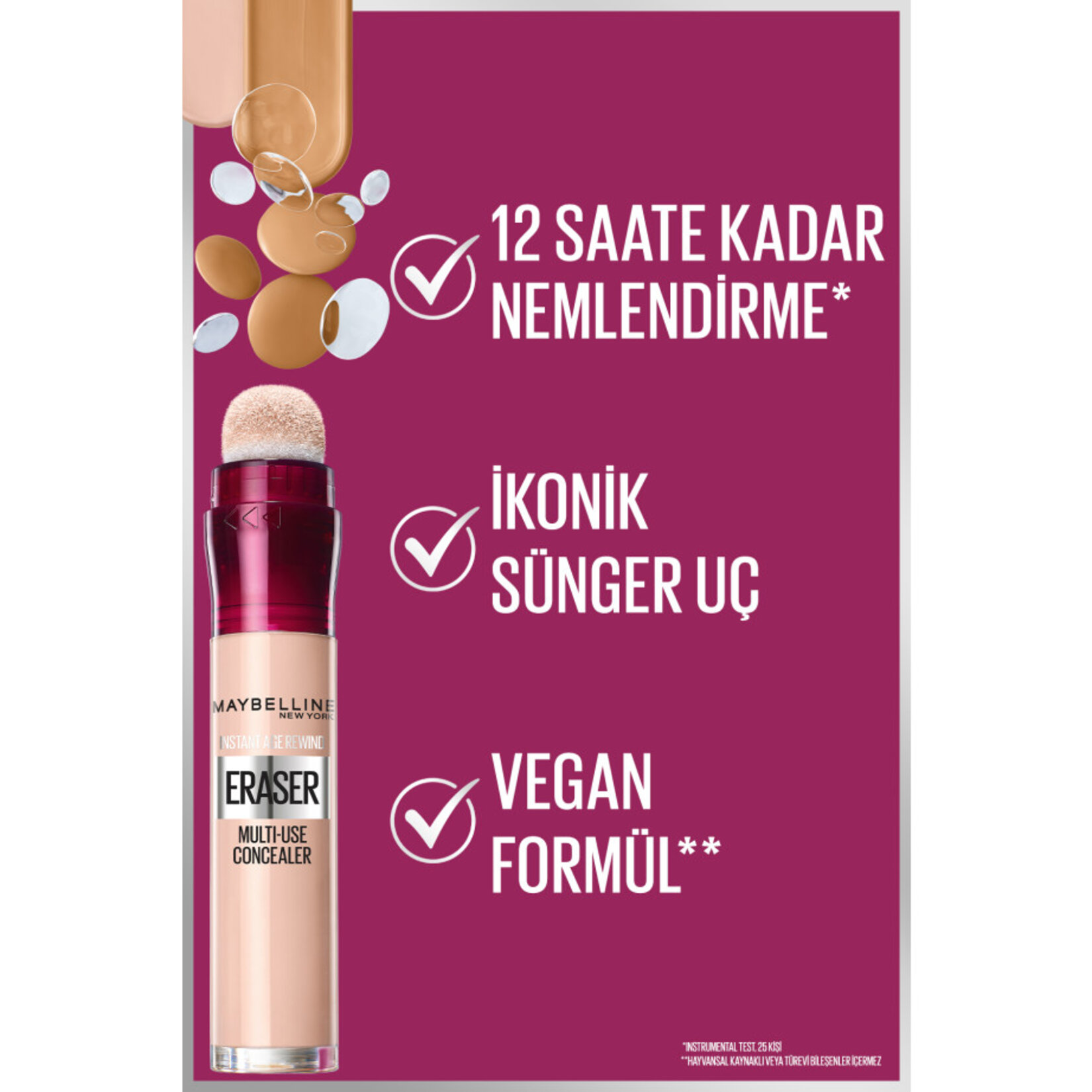 Maybelline New York Instant Anti Age Eraser Kapatıcı - 02 Nude - Görsel 10