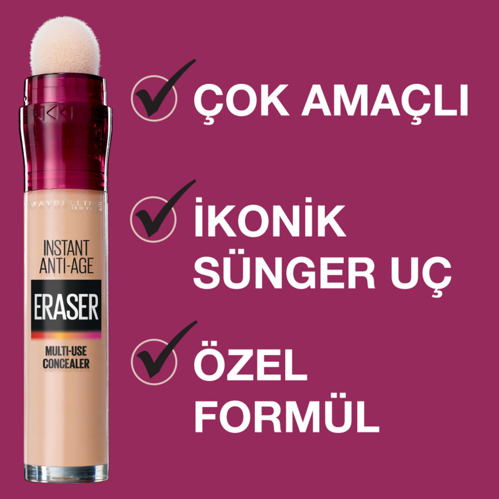Maybelline New York Instant Anti Age Eraser Kapatıcı - 06 Neutralizer - Görsel 8