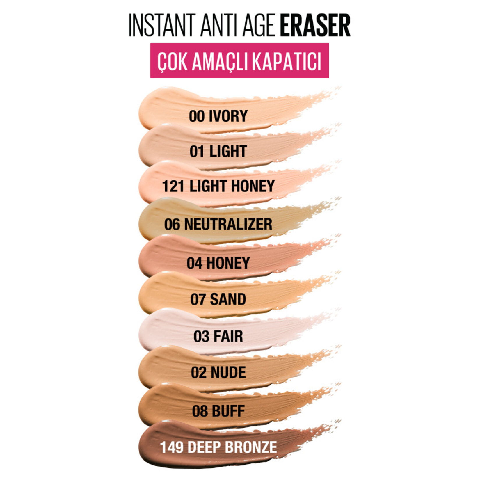 Maybelline New York Instant Anti Age Eraser Kapatıcı - 07 Sand - Görsel 5