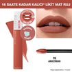 Maybelline New York Super Stay Matte Ink Likit Mat Ruj - 70 Amazonian - Kahverengi - Görsel 5