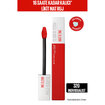 Maybelline New York Super Stay Matte Ink Likit Mat Ruj - 320 Individualist- Kırmızı - Görsel 2
