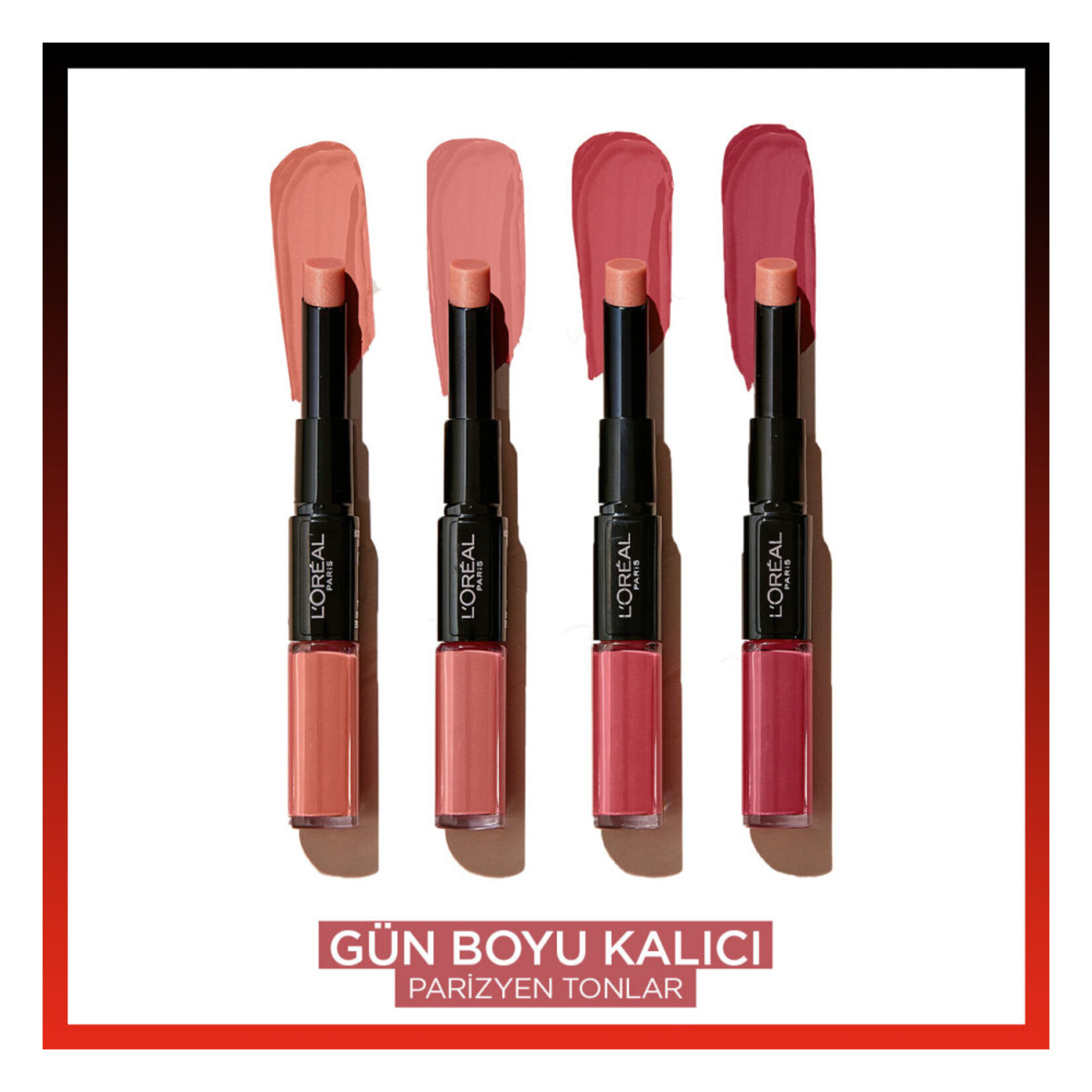 L'Oréal Paris Infaillible 2-Step 24 Saat Kalıcı Likit Ruj & Balm - 804 Metro-Proof Rose - Görsel 5