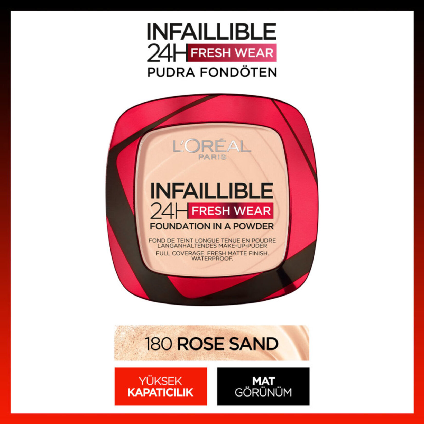 L'Oréal Paris Infaillible Fondöten 180 - Görsel 2