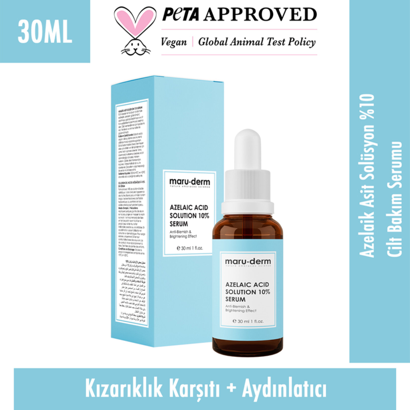 Maruderm Azelaik Asit %10 Cilt Bakım Serumu 30 Ml - Görsel 2