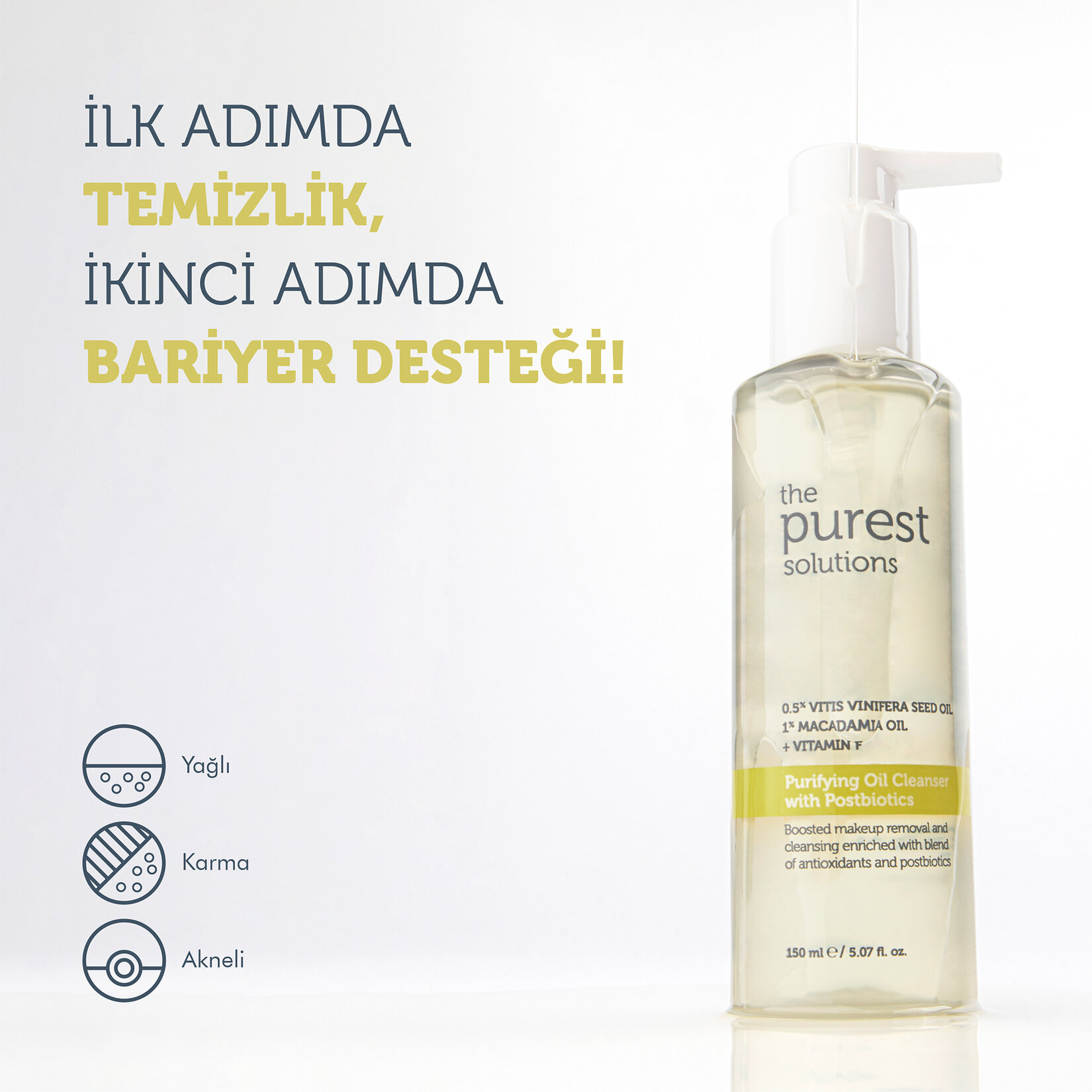 The Purest Solutions Yüz Temizleme Yağı 150 ml - Görsel 2