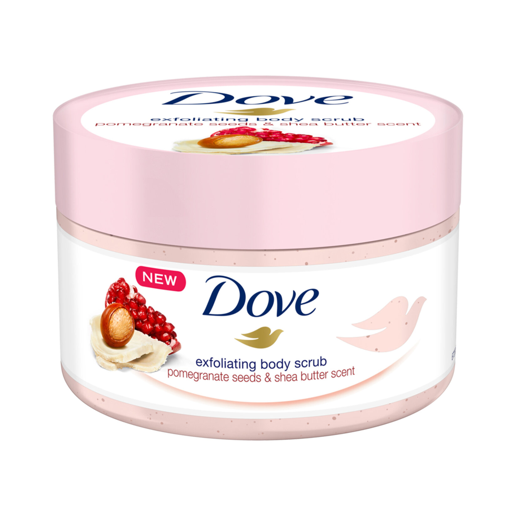 Dove Vücut Peelingi Nar Çekirdekli & Shea Yağı 225 Ml - Görsel 1