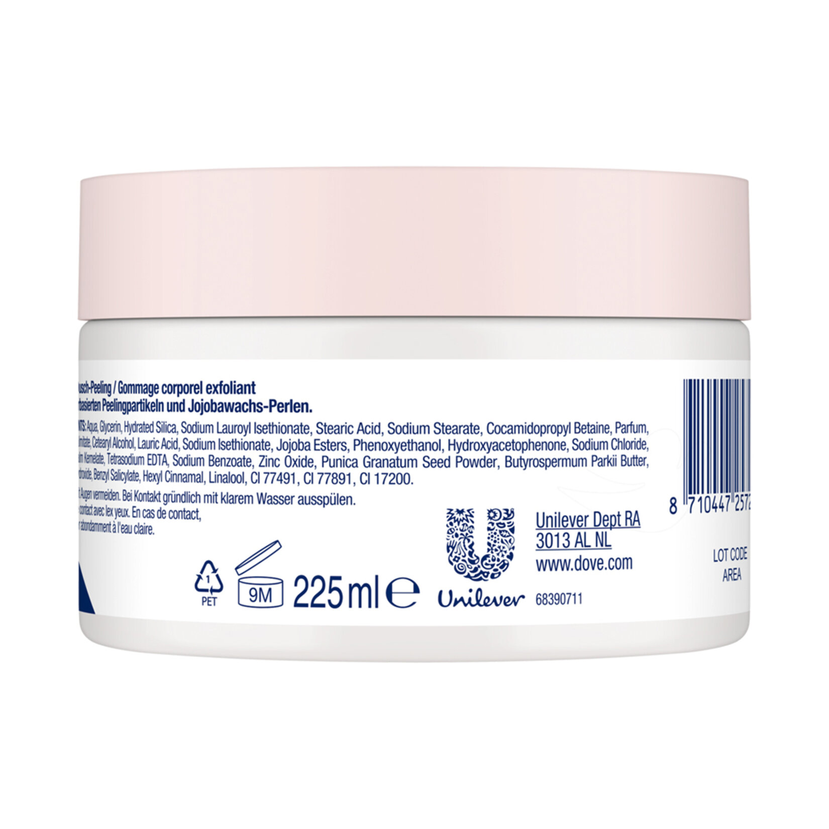 Dove Vücut Peelingi Nar Çekirdekli & Shea Yağı 225 Ml - Görsel 2