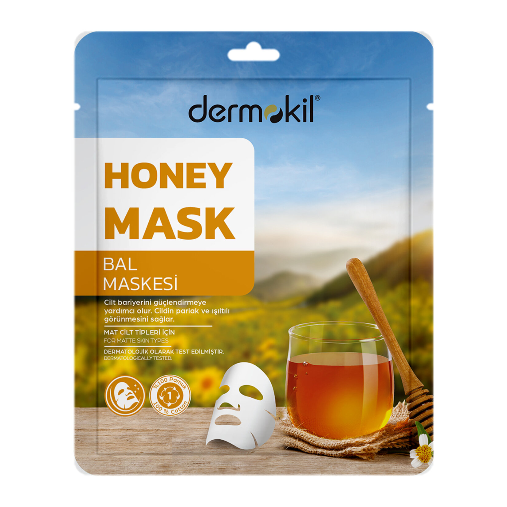 Dermokil Honey Mask Bal Maskesi 20 G - Görsel 1
