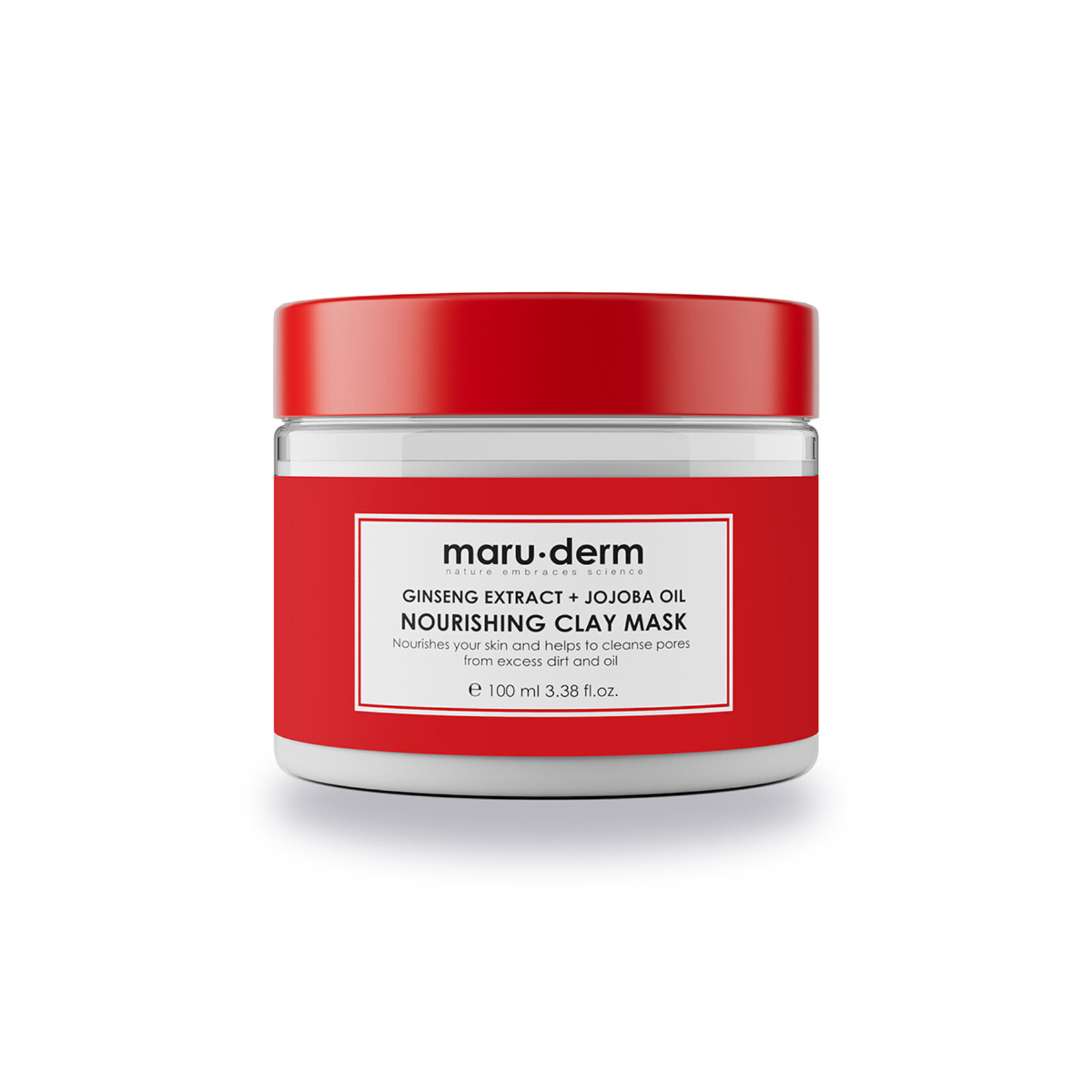 Maruderm Ginseng Özü Jojoba Yağı Besleyici Kil Maskesi 100ml