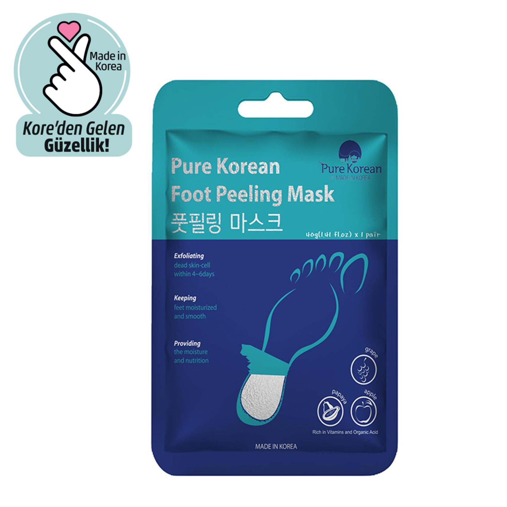 Pure Korean Foot Peeling 40G