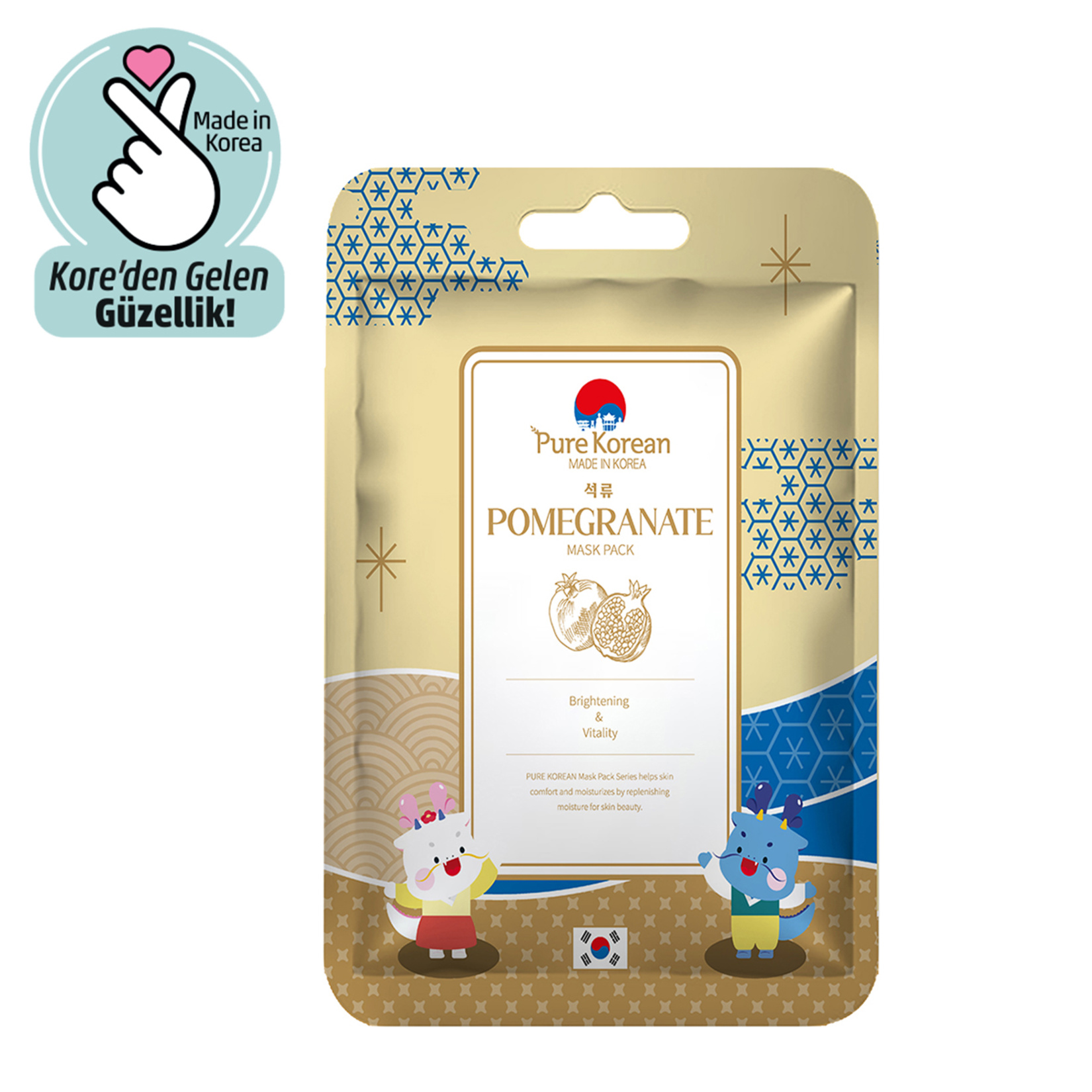 Pure Korean Pomegaranate Maske 27 Ml