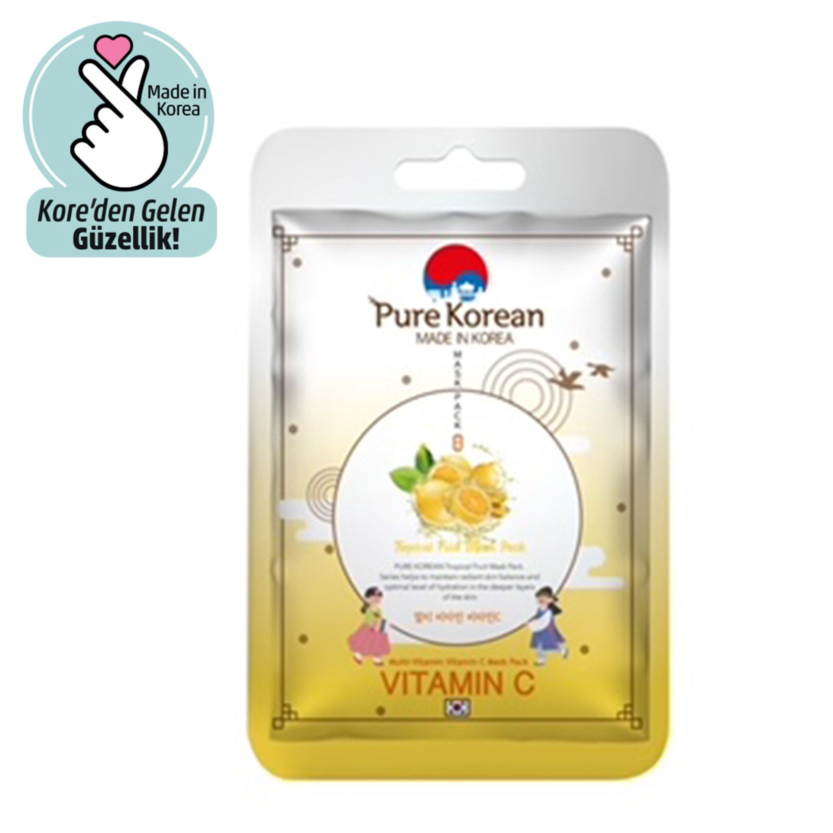 Pure Korean Vitamin C Maske 27Ml