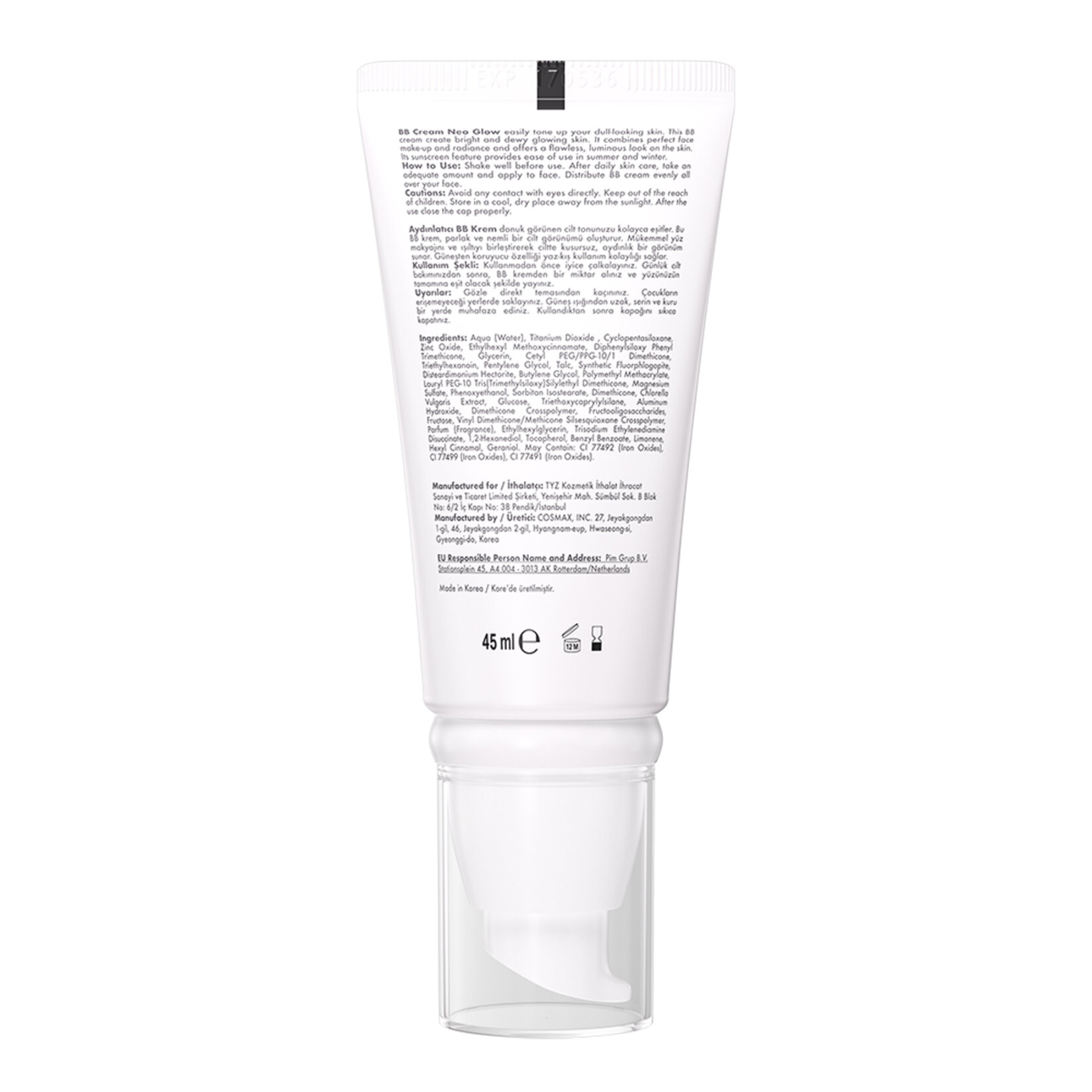 K-Lotus Beauty Neo Glow Aydınlatıcı Bb Krem 45Ml - Görsel 3