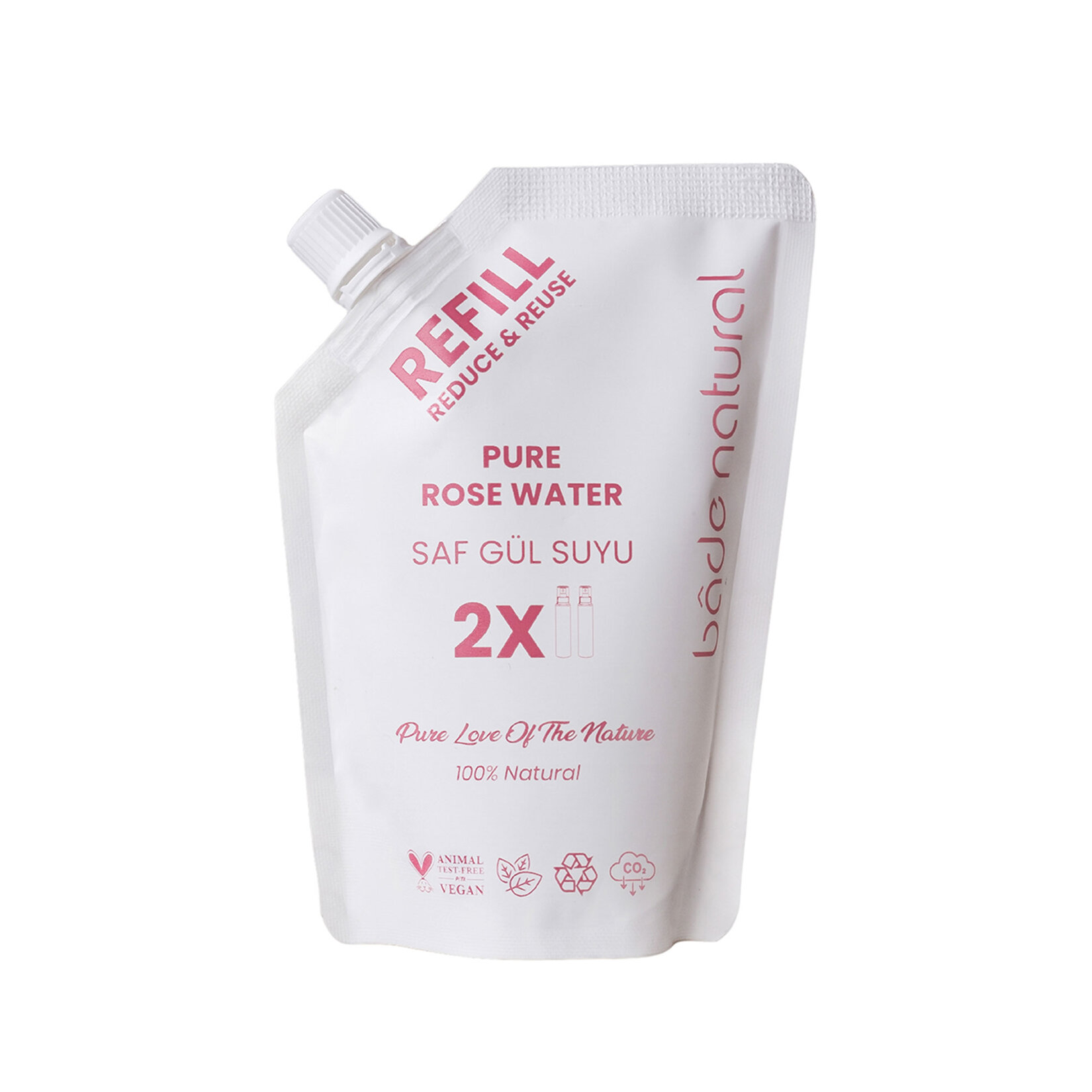 Bade Natural Gül Suyu Tonik Refill Paket 200 Ml