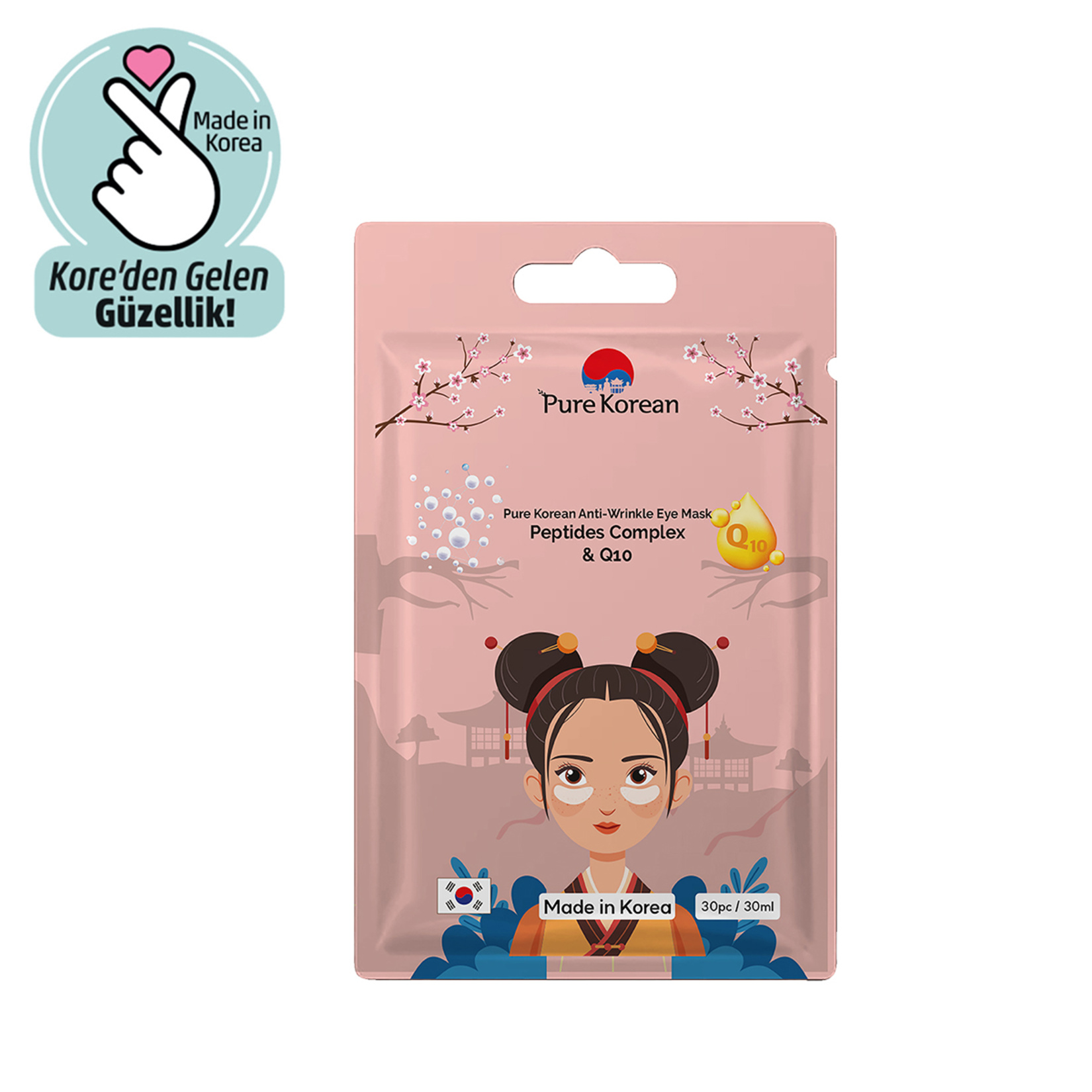 Pure Korean Anti-Wrinkle Eye Mask Göz Maskesi 30'lu