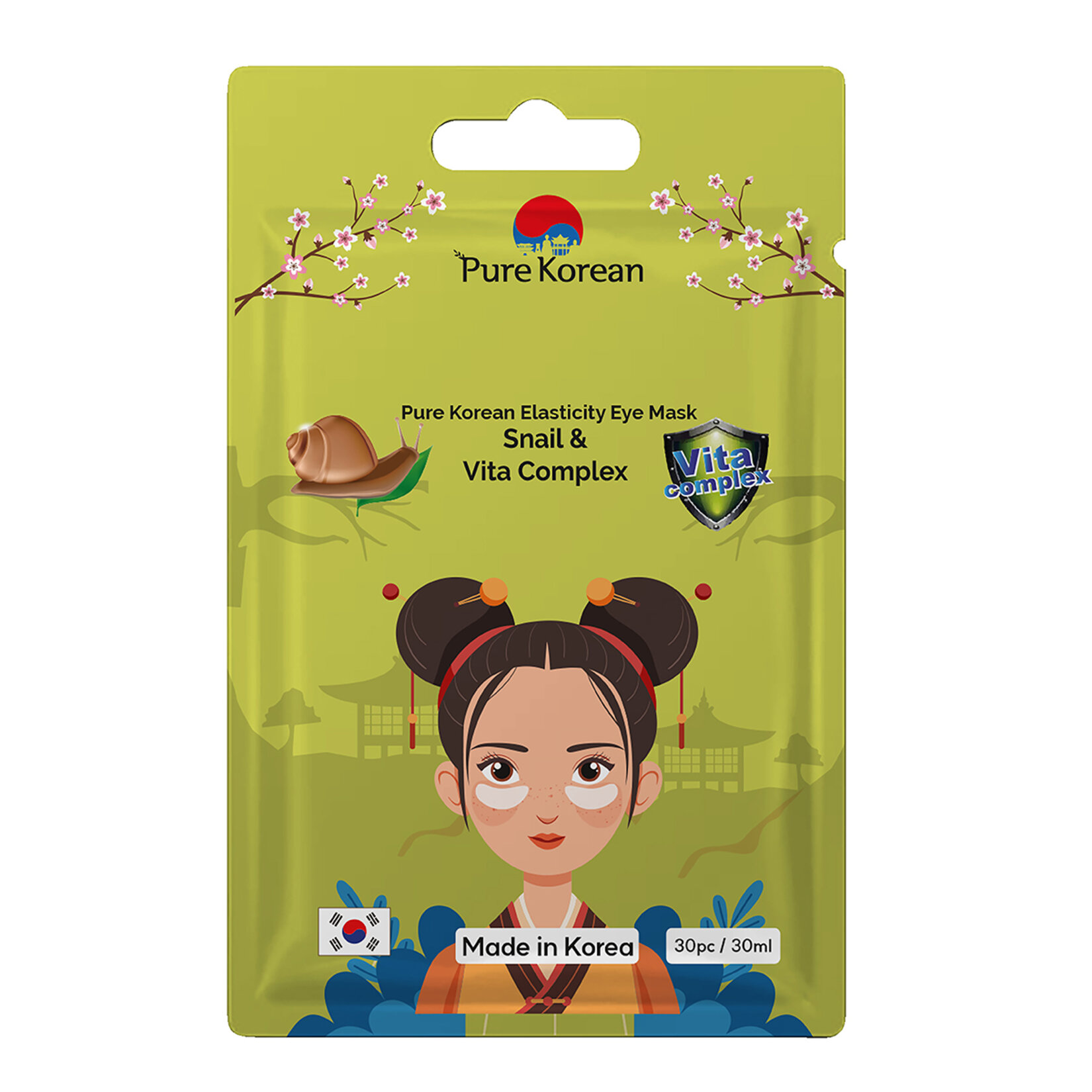 Pure Korean Eye Mask Elasticity Göz Maskesi 30'lu