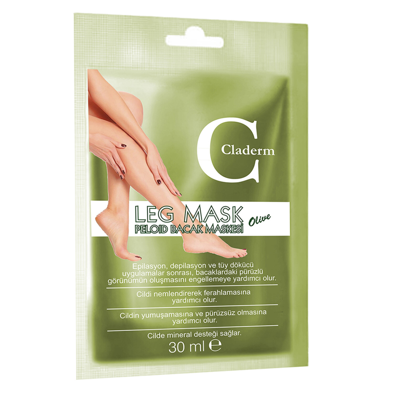 Claderm Bacak Kil Maskesi 30 Ml