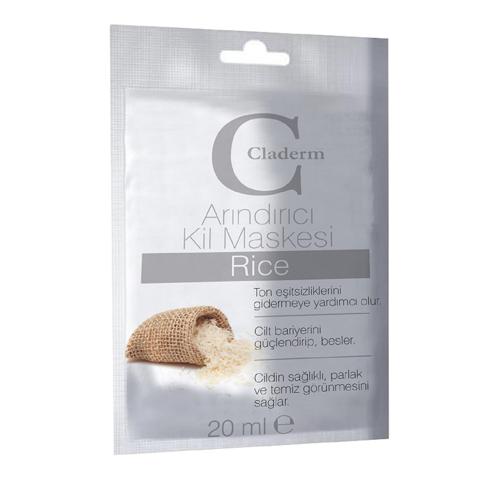 Claderm Rice Kil Maskesi 20 Ml