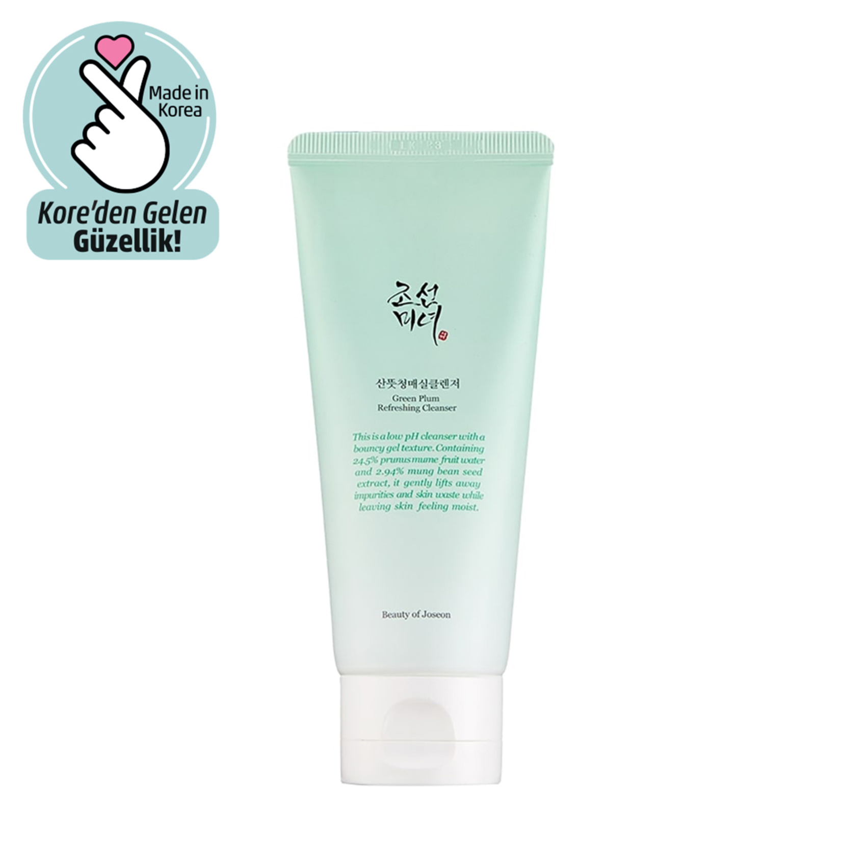Beauty Of Joseon Green Plum Refreshing Cleanser 100 Ml - Görsel 1