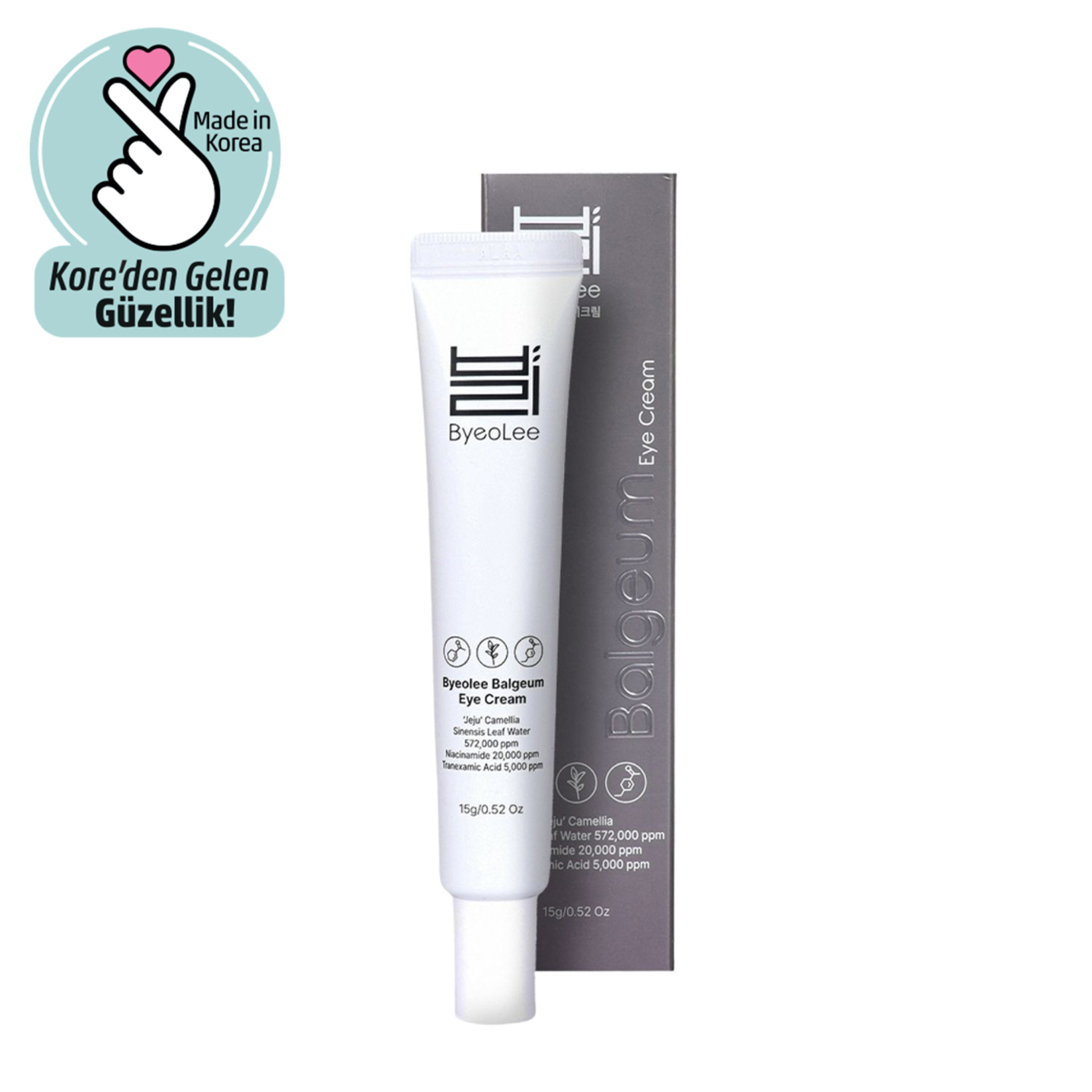 Byeolee Balgeum Jeju Göz Kremi 15 G - Görsel 1