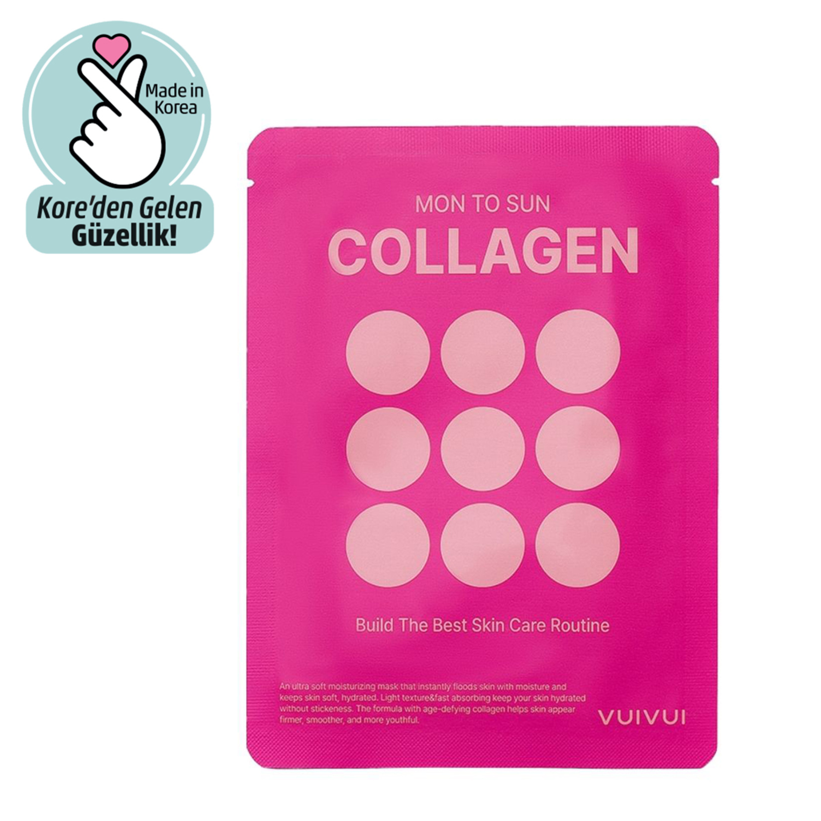 Byeolee Mon To Sun Kolajen Yüz Maskesi 25 Ml - Görsel 1