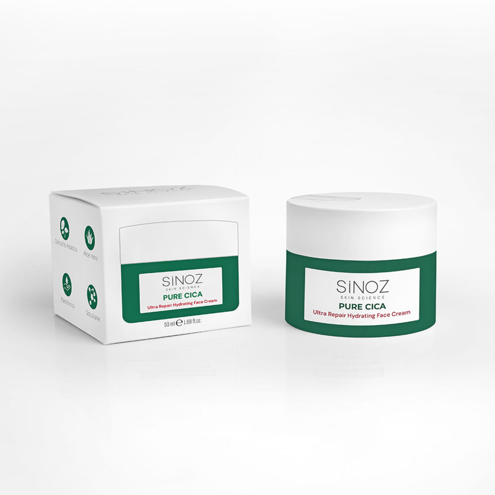 Sinoz Pure Cica Yoğun Onarım Yatıştırıcıl Nemlendirici Bakım Kremi 50 Ml - Görsel 2