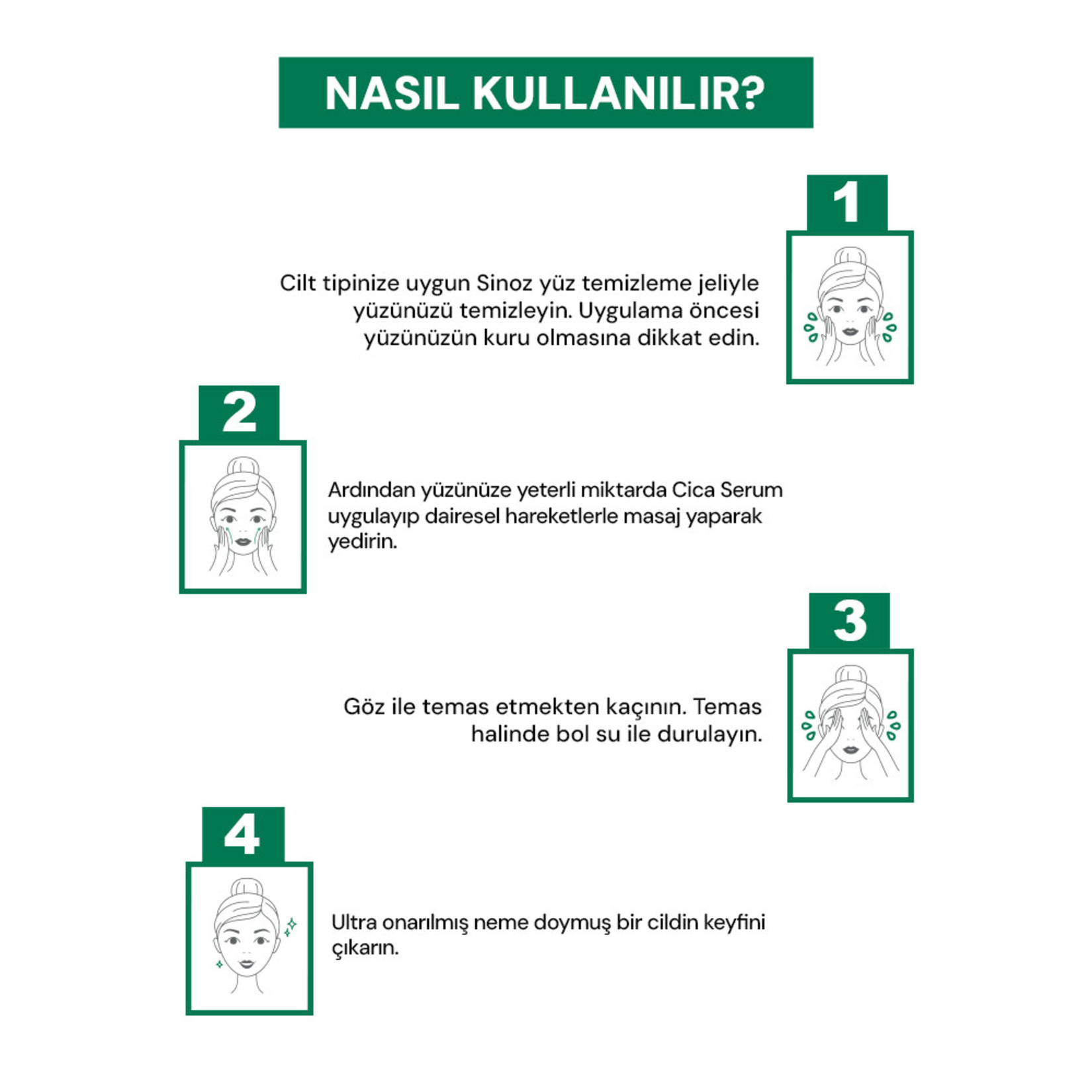 Sinoz Pure Cica Ultra Onarım Besleyici Bakım Serumu 30 Ml - Görsel 4