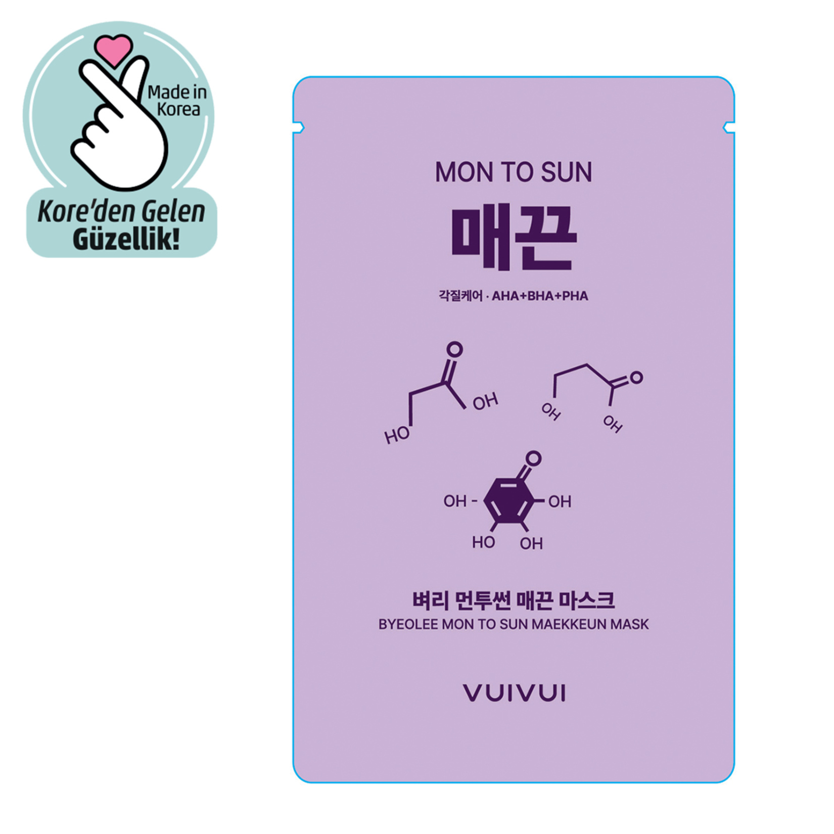 Byeolee Montosun Maekkeun Aha Bha Pha Maske - Görsel 1