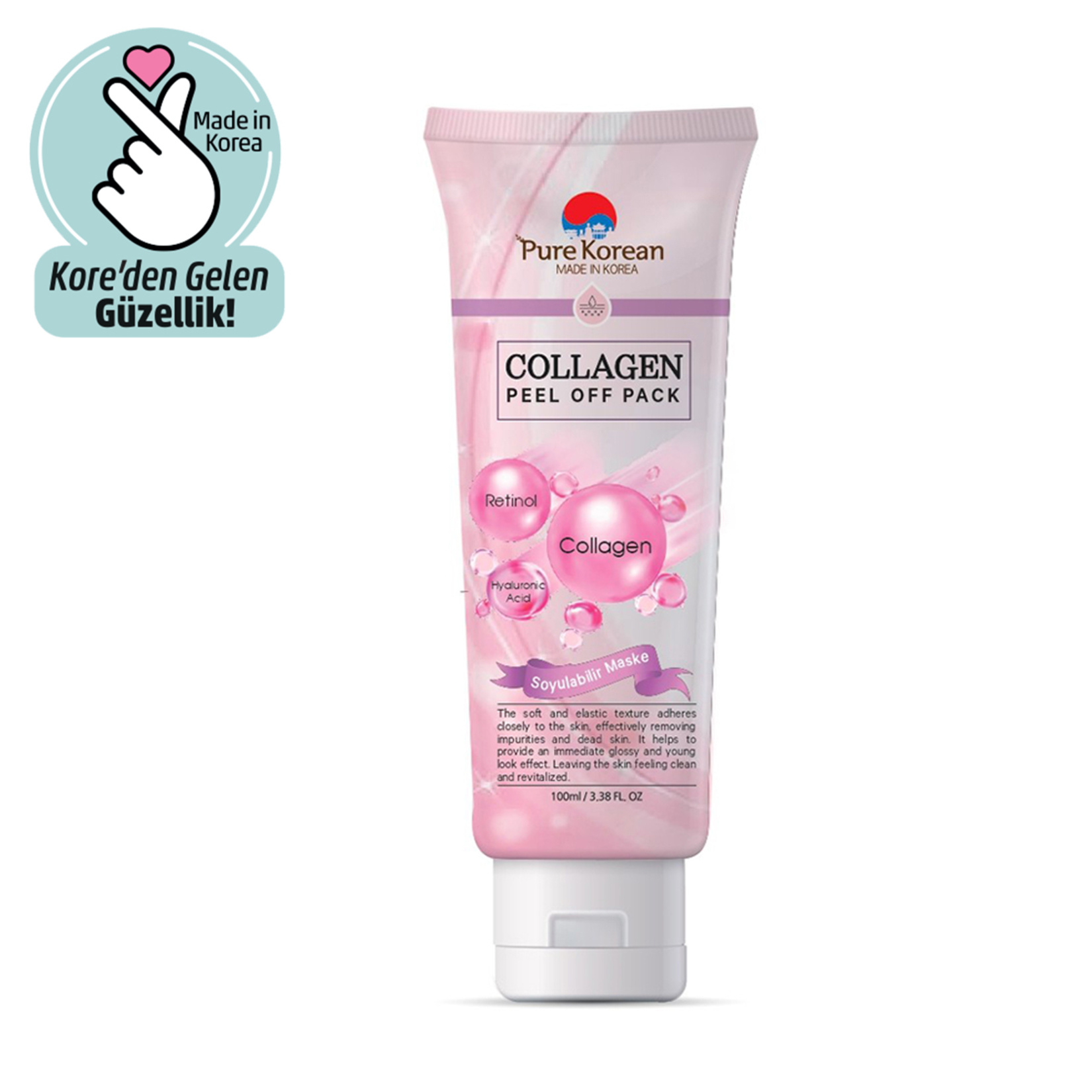 Pure Korean Collagen Peel Off Pack 100 Ml