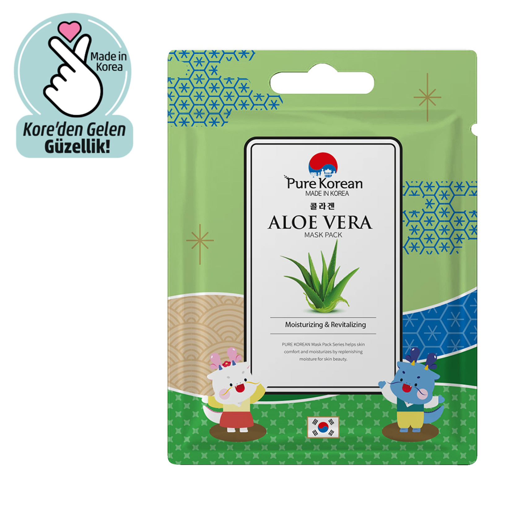 Pure Korean Aloe Vera Maske