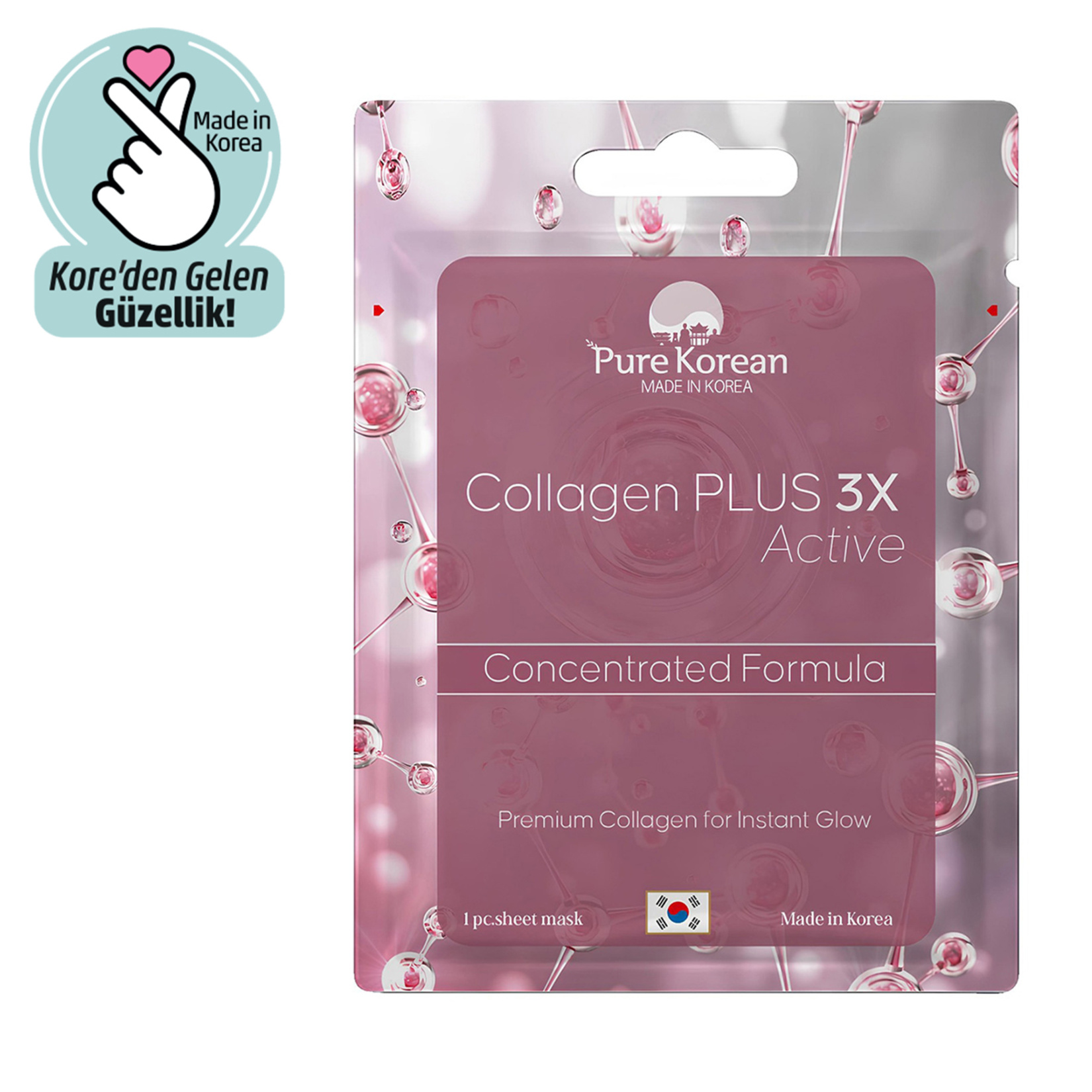 Pure Korean Collagen 3X Maske