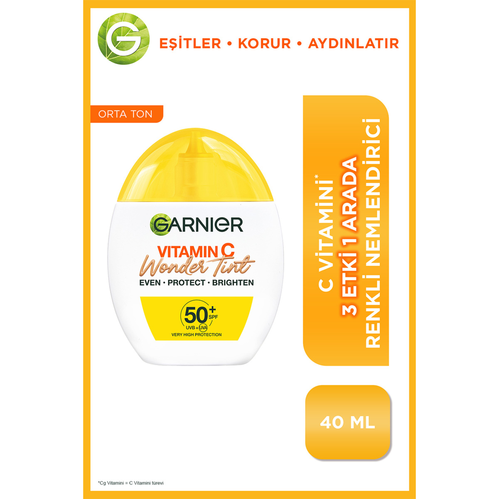 Garnier Wonder Tint Renkli Nemlendirici Medium 40 Ml - Görsel 2