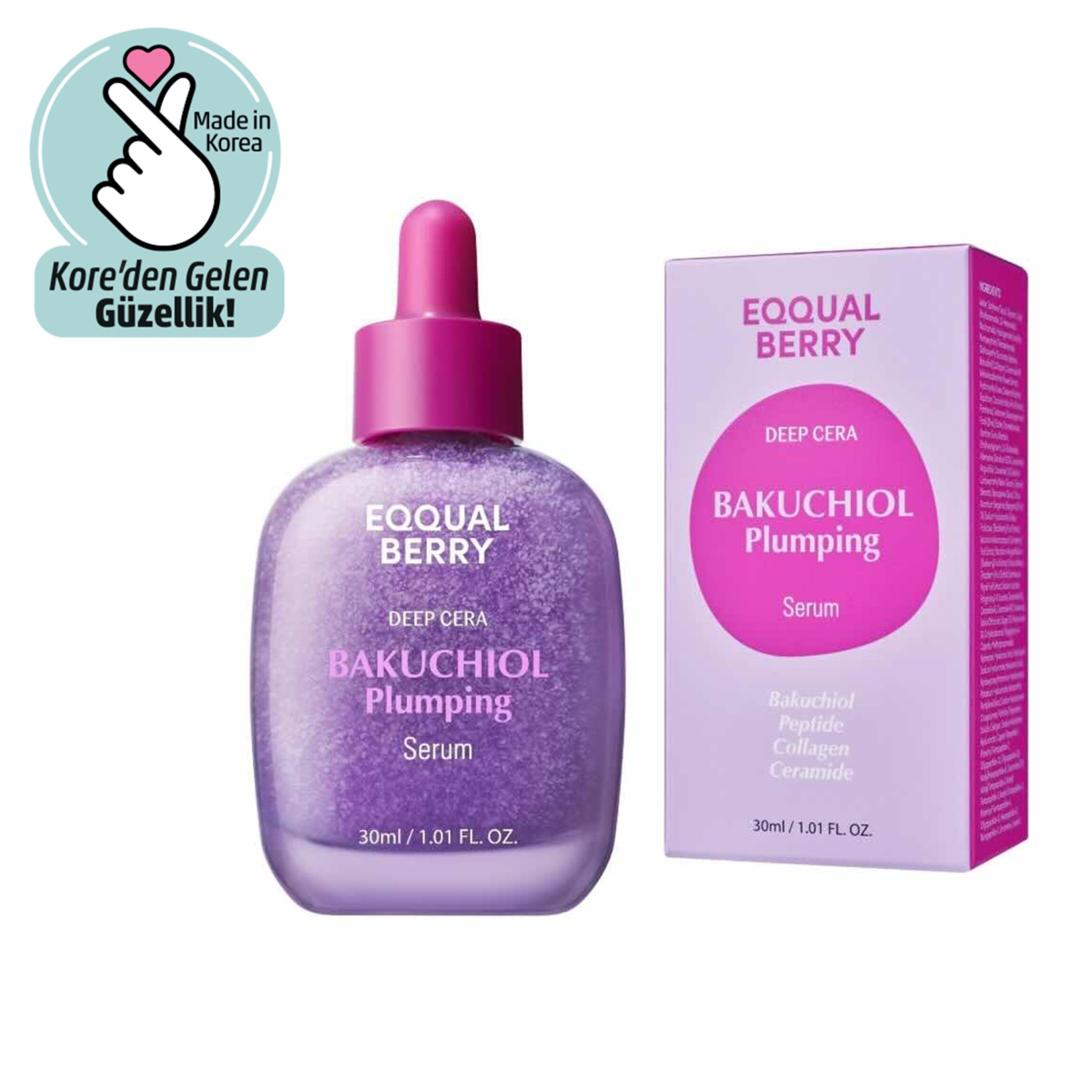 Eqqualberry Bakuchiol Plumping Serum 30 Ml
