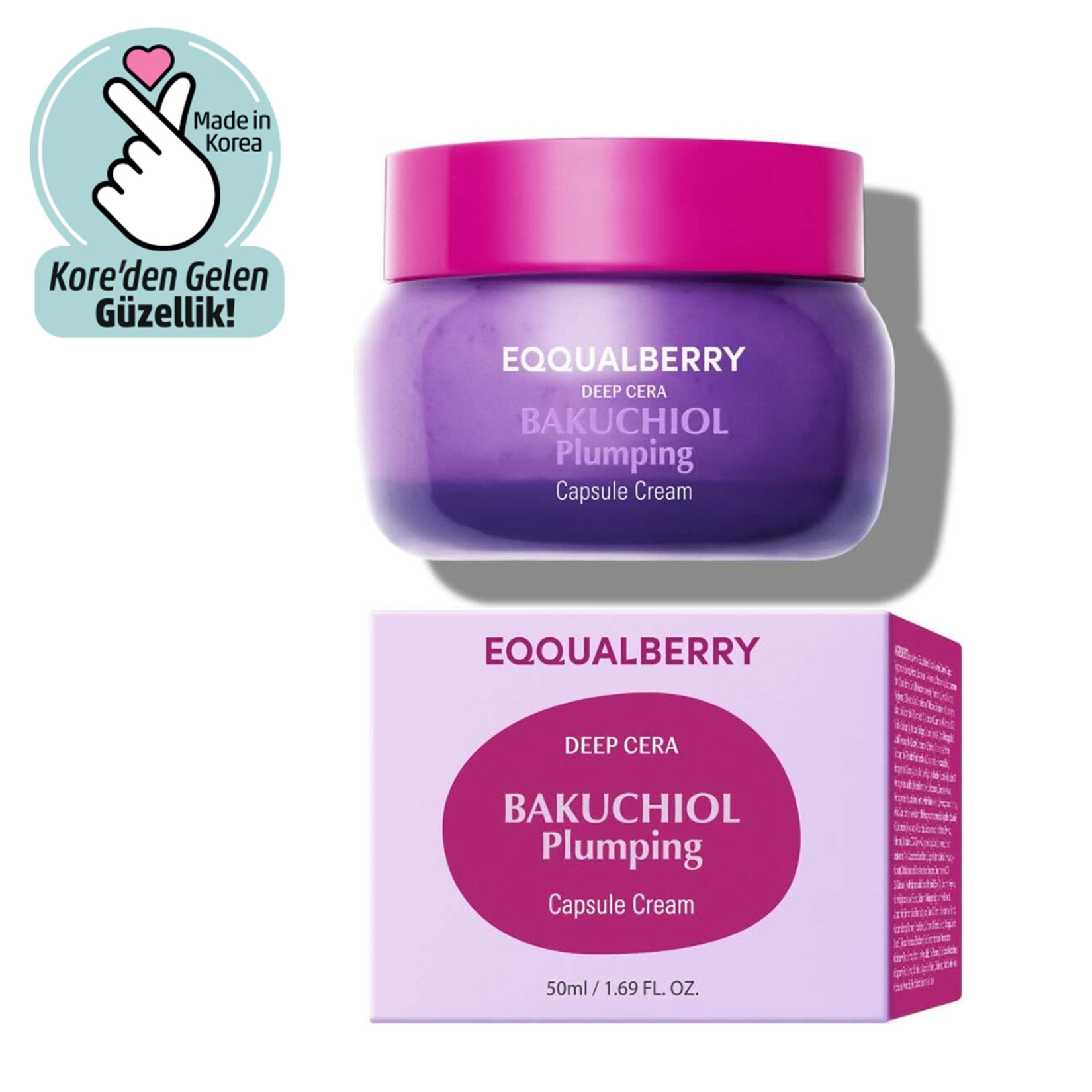 Eqqualberry Bakuchiol Plumping Capsule Cream 50 Ml