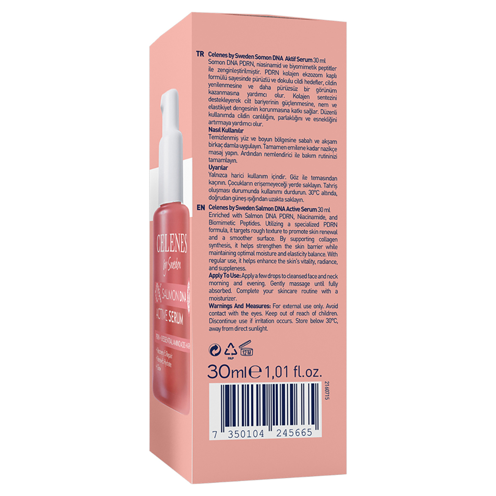 Celenes Somon DNA Aktif Serum 30 Ml - Görsel 2