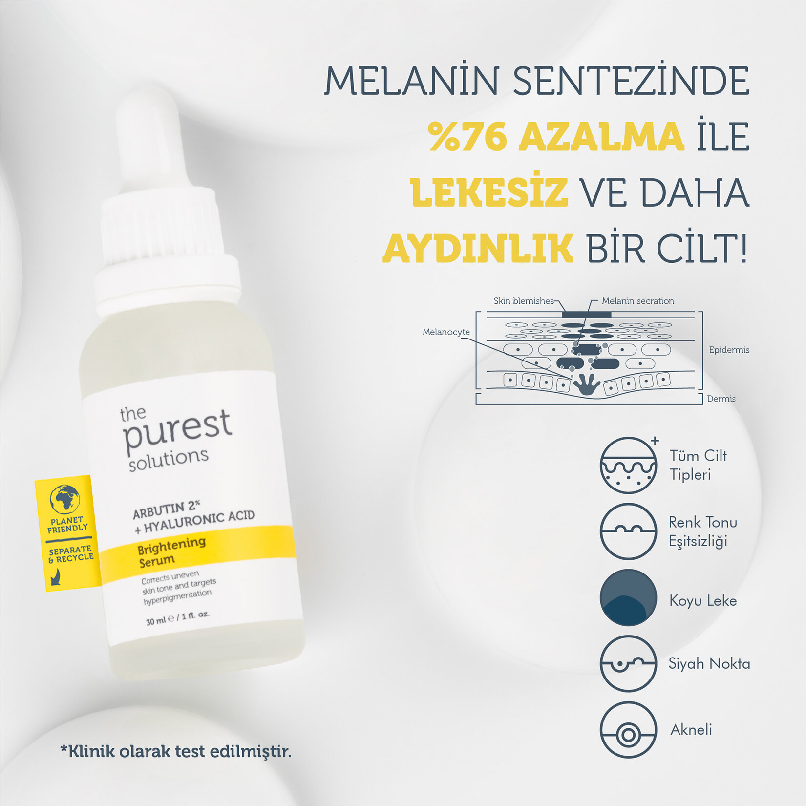 The Purest Solutions Leke Giderici Serum 30 ml - Görsel 2