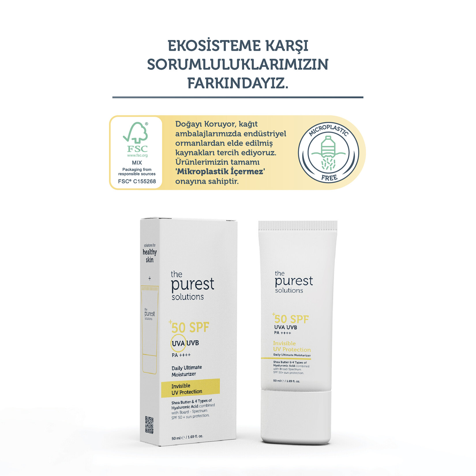 The Purest Solutions Günlük Kullanıma Uygun Güneş Kremi&nbsp;SPF 50+ 50 ml - Görsel 5