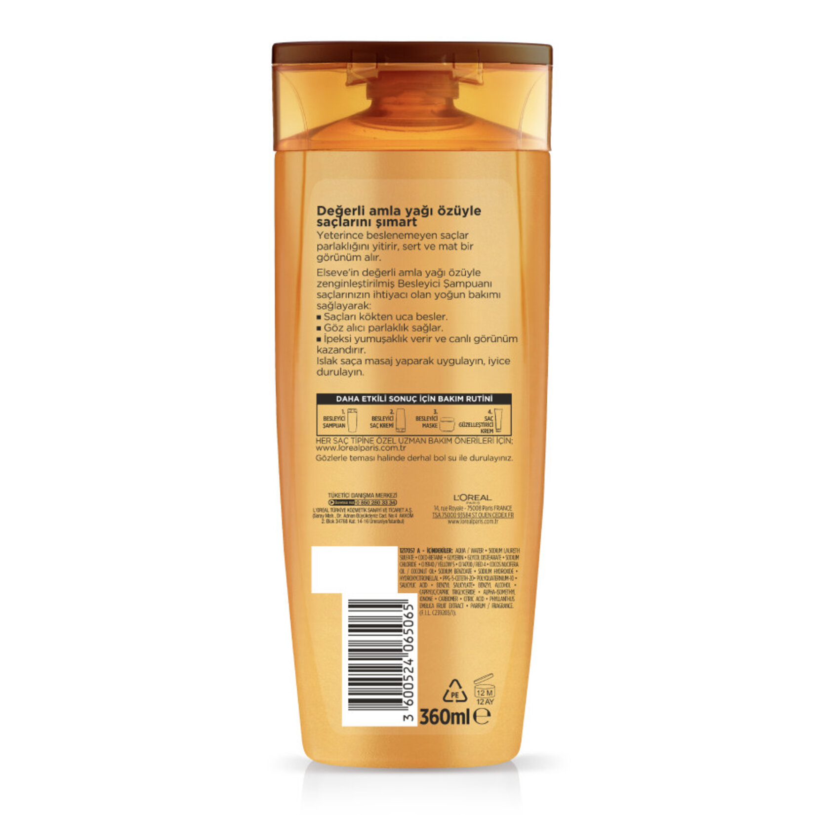 L'Oréal Paris Elseve 6 Mucizevi Yağ Besleyici Bakım Şampuanı 360 Ml - Görsel 3