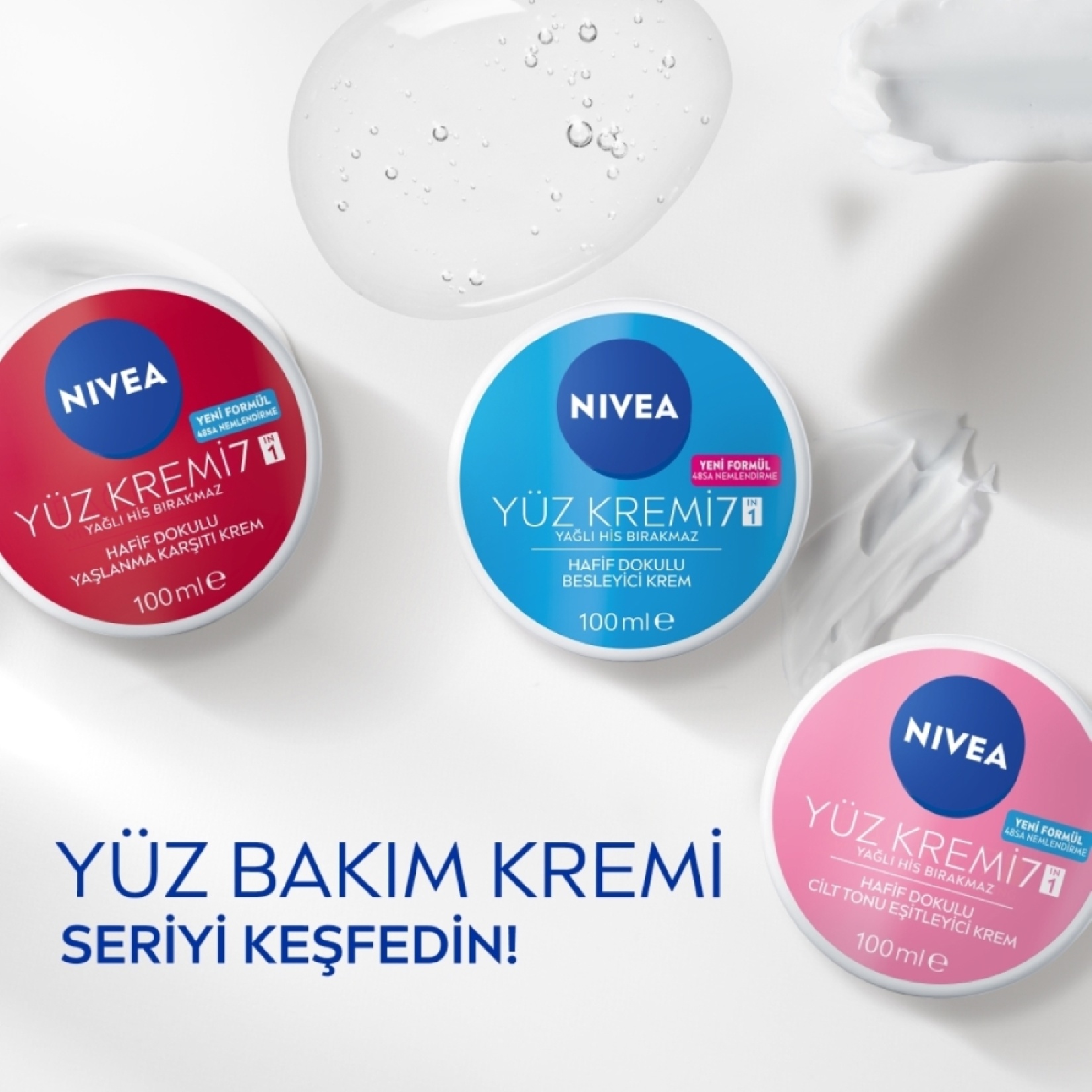 NIVEA Hafif Dokulu Yaşlanma Karşıtı Yüz Bakım Kremi 100 Ml - Görsel 6