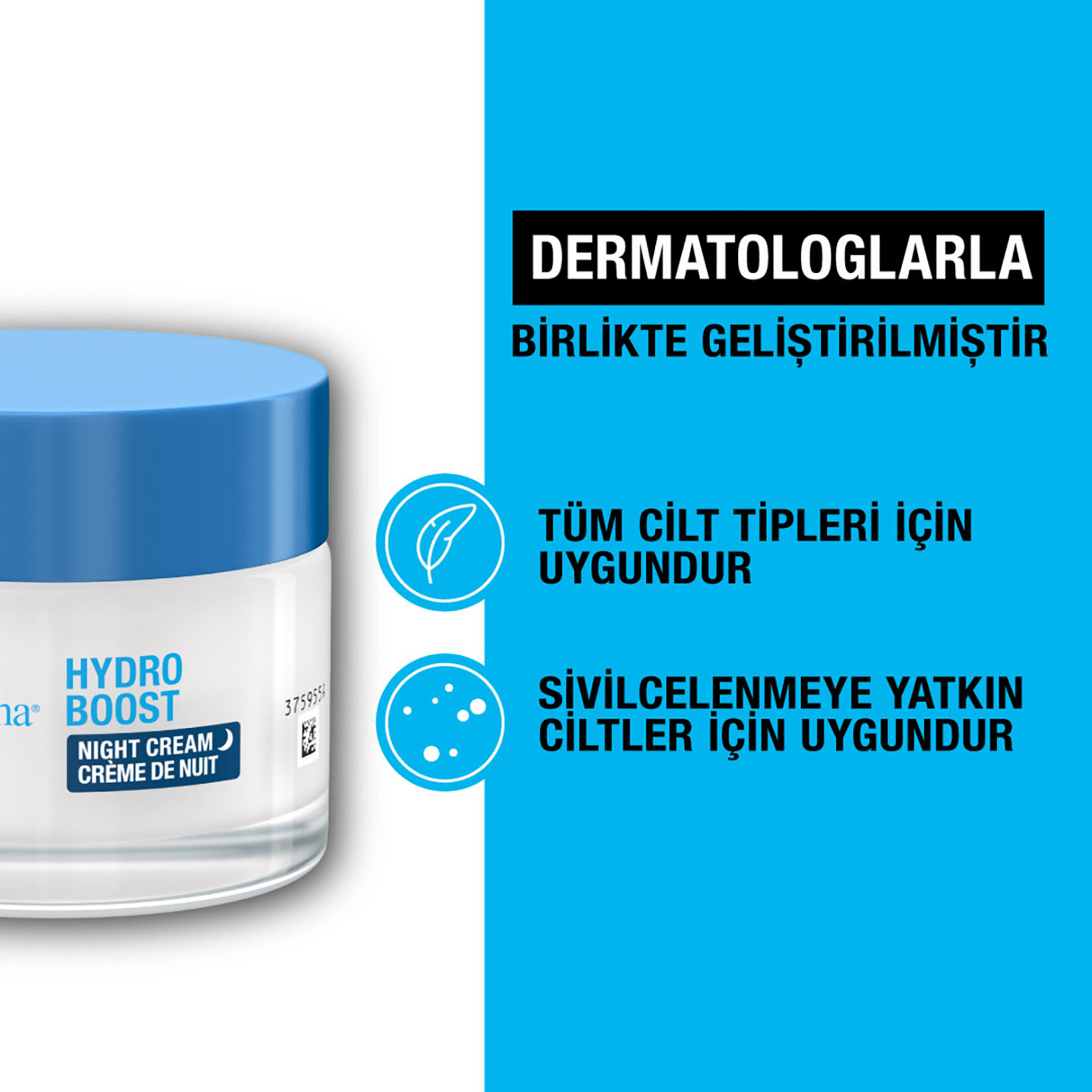 Neutrogena Hydro Boost Gece Kremi 50Ml - Görsel 5