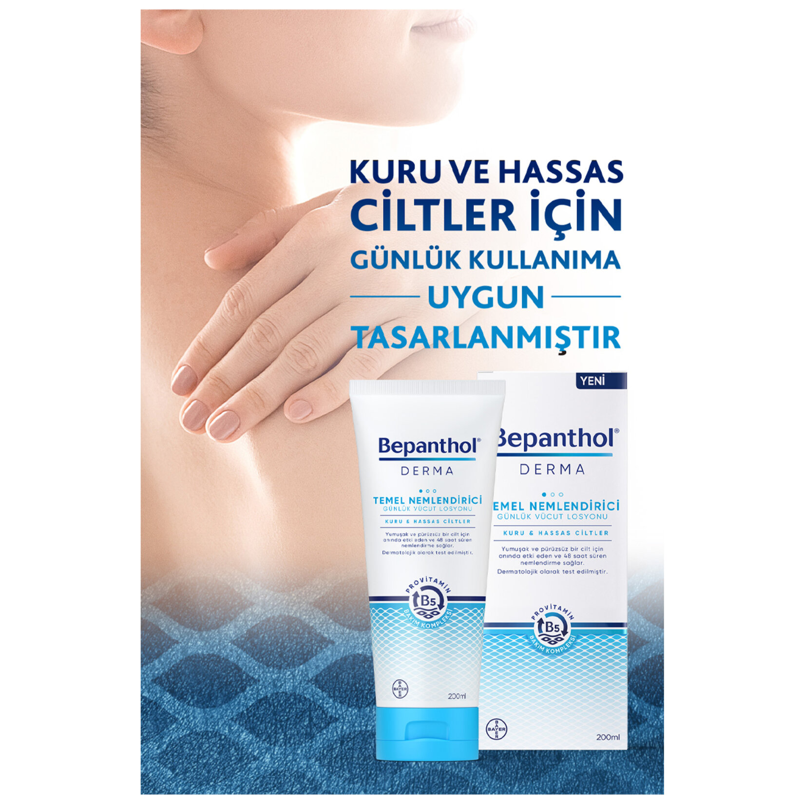 Bepanthol Derma Temel Nemlendirici Losyon 200 Ml - Görsel 3