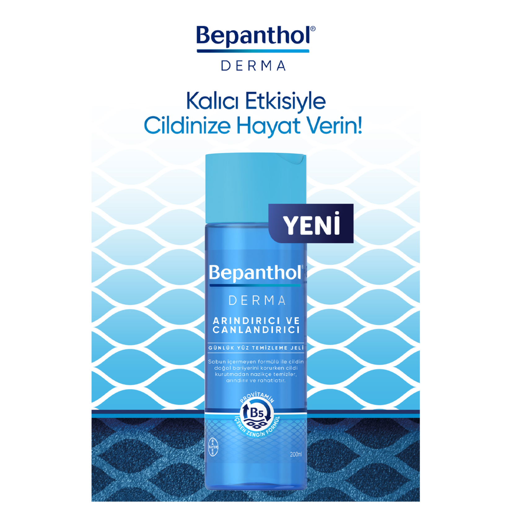 Bepanthol Derma Günlük Yüz Temizleme Jeli 200 Ml - Görsel 2