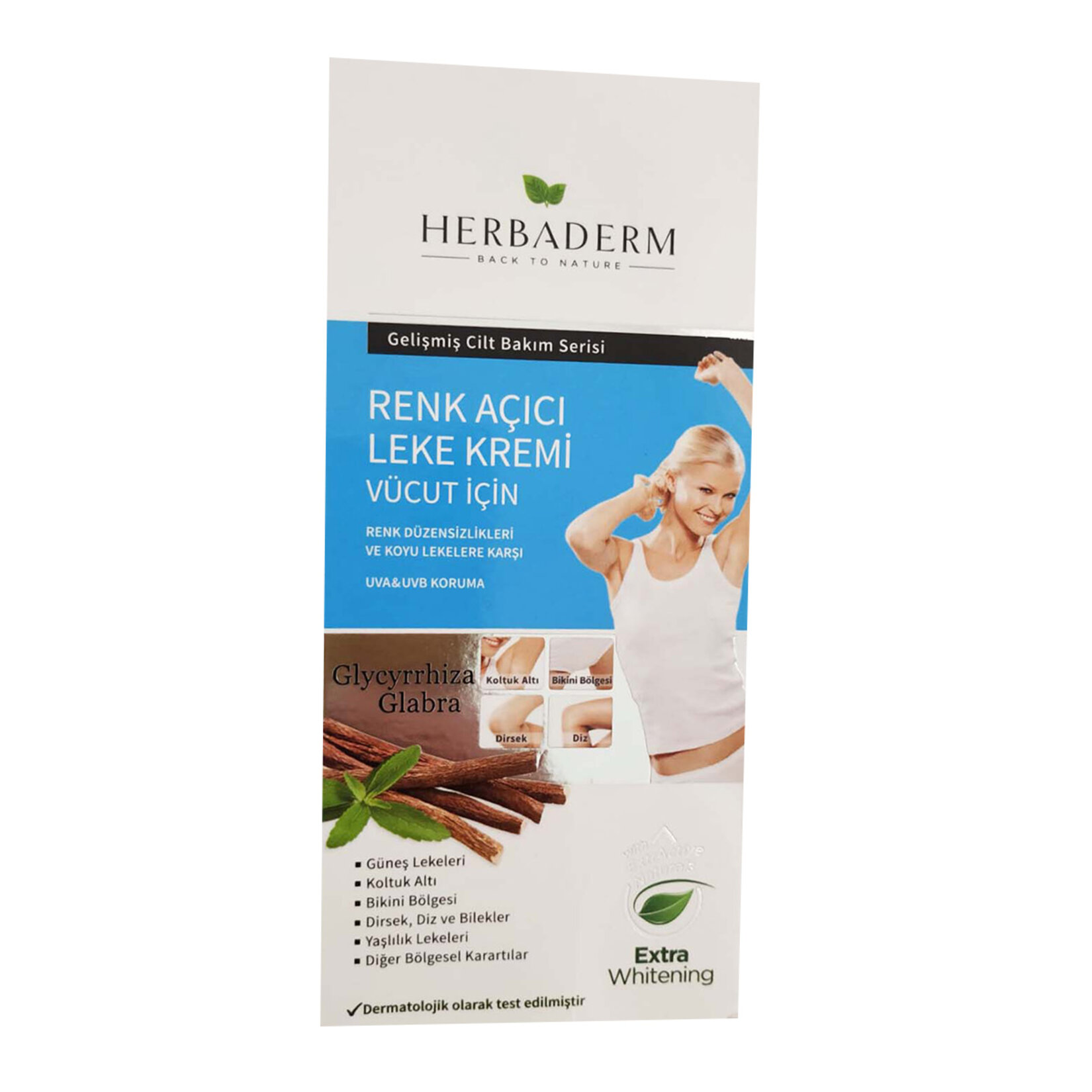 Herbaderm Vücut Beyazlatıcı Krem 60 Ml - Görsel 1