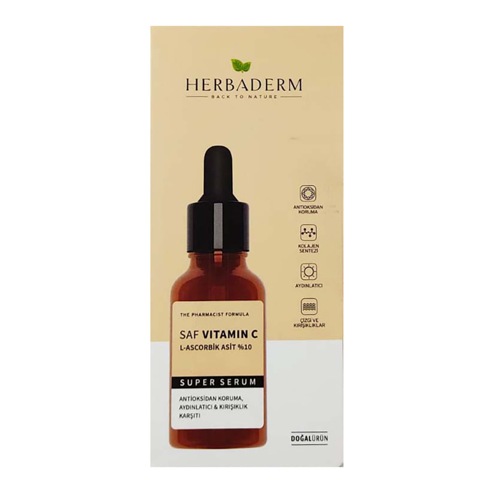 Herbaderm Superserum Saf Vitamin C 30 Ml