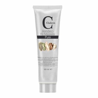 Claderm Pure Arındırıcı Tüp Kil Maskesi 50Ml
