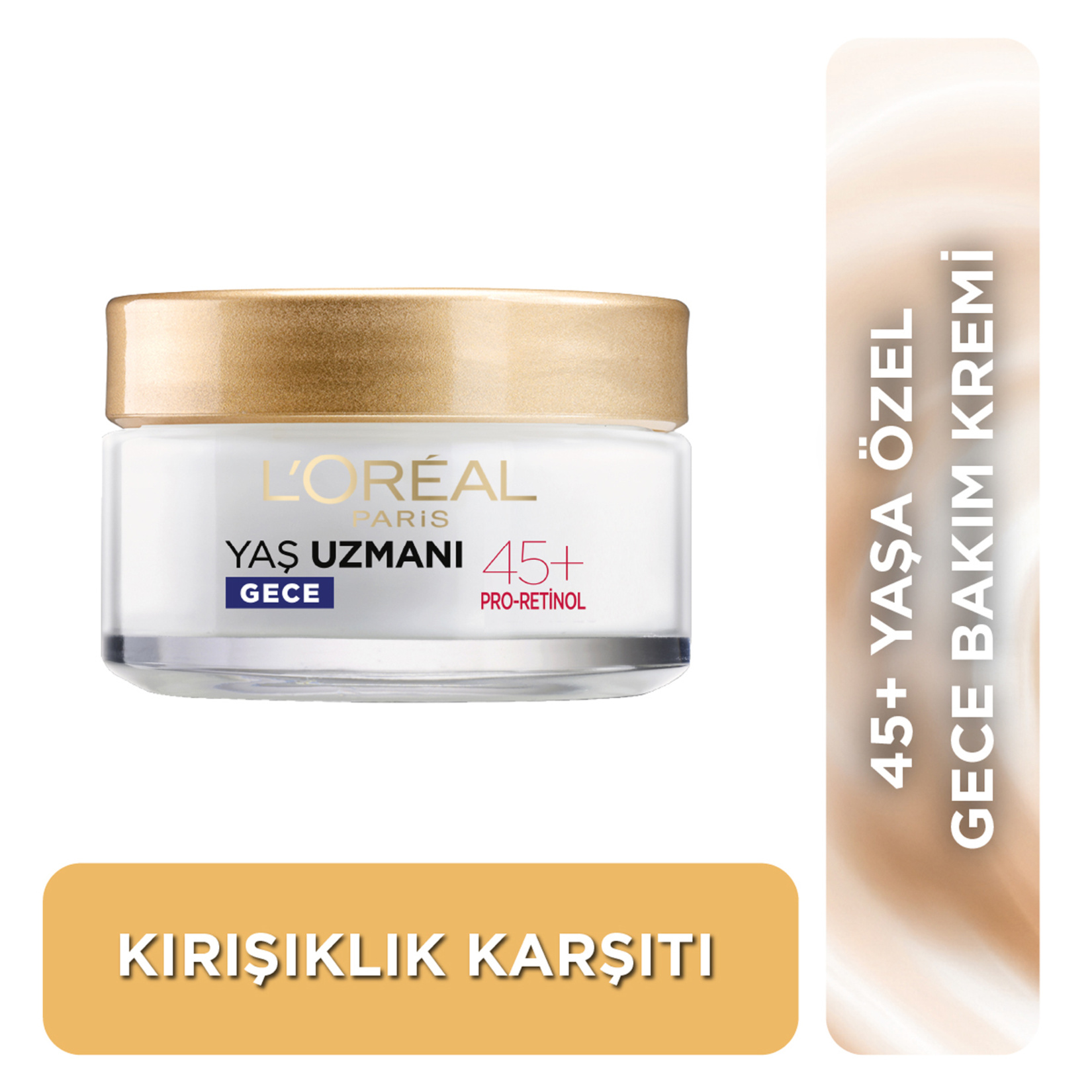 L'Oréal Paris Yaş Uzmanı 45+ Kırışıklık Karşıtı Sıkılaştırıcı Gece Kremi - Görsel 2