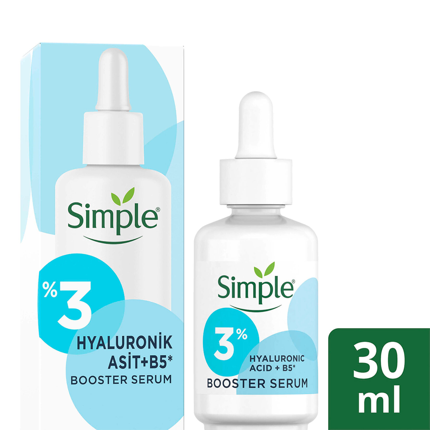 Simple Booster Serum Hyaluronik Asit + B5 30 ml - Görsel 2